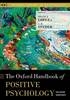 The Oxford Handbook of Positive Psychology - 9780199862160