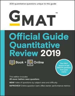 GMAT Official Guide 2019 Quantitative Review: Book + Online - 9781119507710