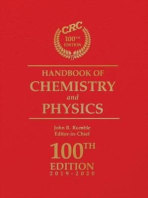 CRC Handbook of Chemistry and Physics, 100th Edition - 9781138367296