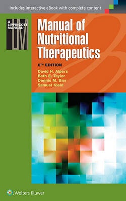 Manual of Nutritional Therapeutics - 9781451191875