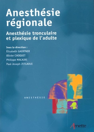 Anesthesie Regionale - 9782718410081