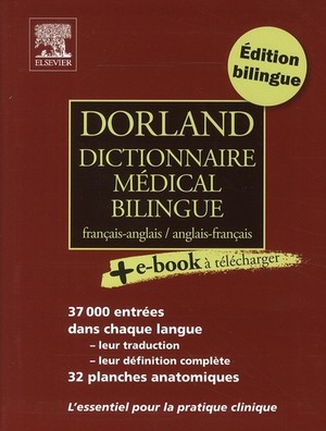 Dictionnaire Médical Bilingue Dorland - 9782842998998